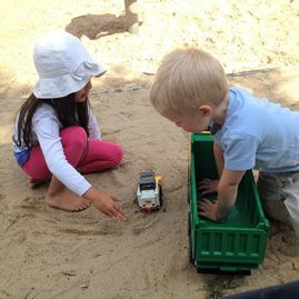 Geregelter Tagesablauf Sandkasten